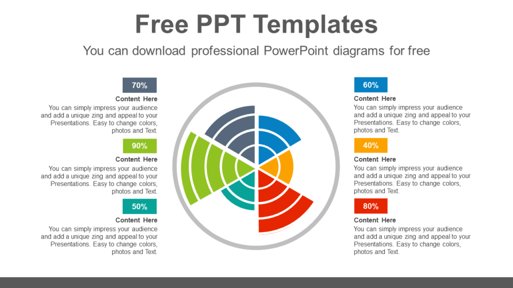 Download Nested Doughnut Chart Brain Powerpoint Infographic Template