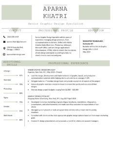 Notre-Dame-Creative-Resume-Template-Green
