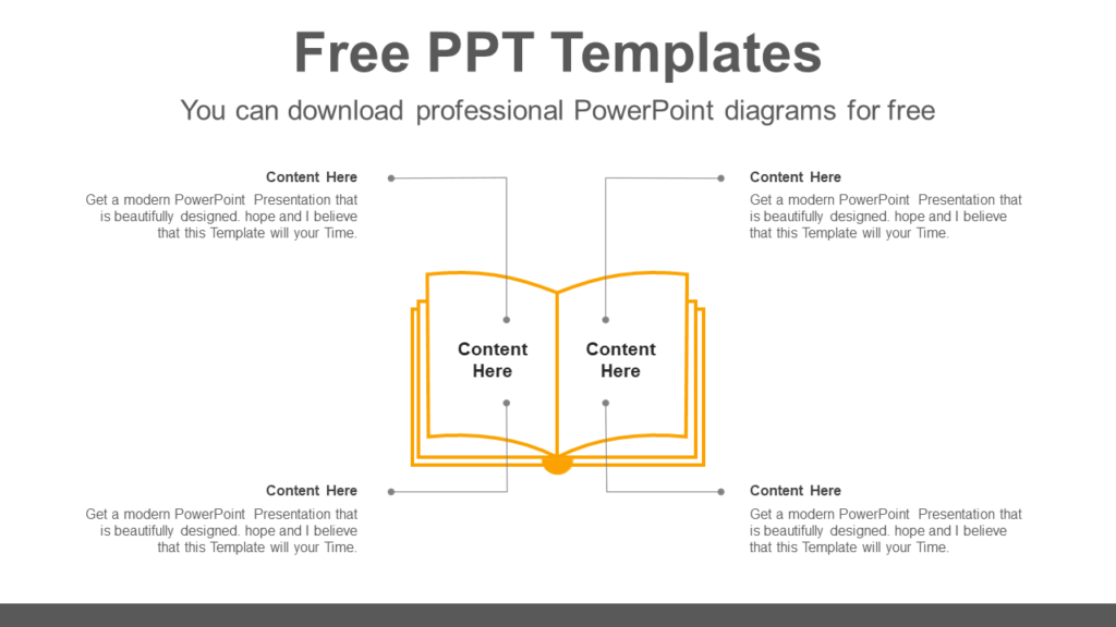 Download Open Book Brain Powerpoint Infographic Template