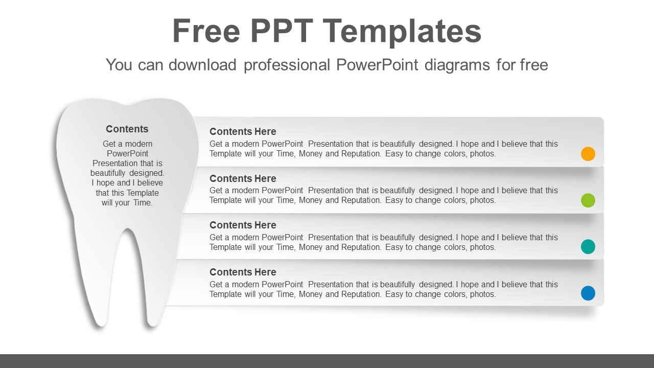 Paper-Texture-Tooth-PowerPoint-Diagram