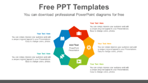 Pentagonal-petals-PowerPoint-Diagram-Template