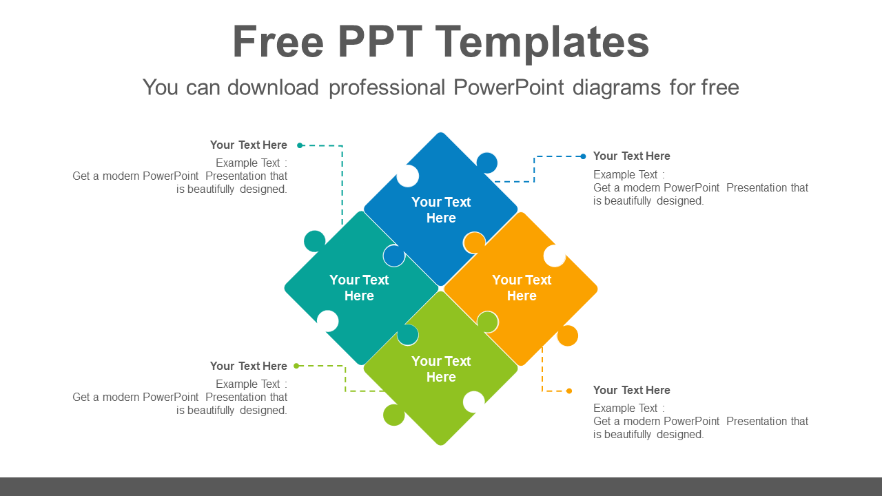 Download Puzzle matrix PPT template