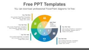 Radial-doughnuts-PowerPoint-Diagram-Template