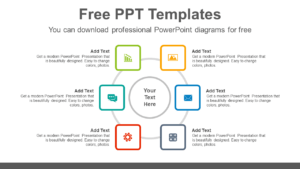 Radial-square-PowerPoint-Diagram-Template