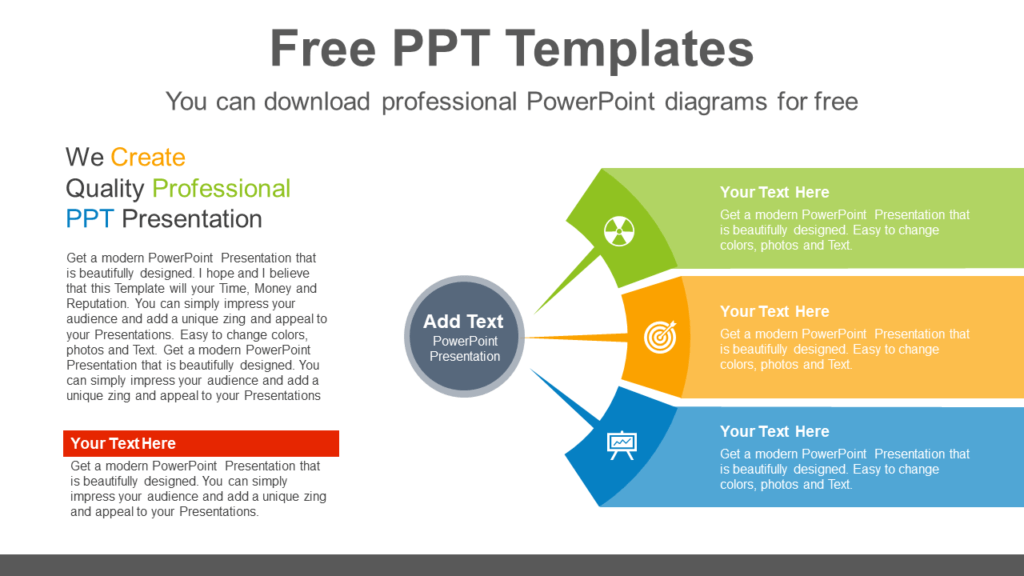 Semi-radial-fan-banner-PowerPoint-Diagram-Template - PPTX Templates