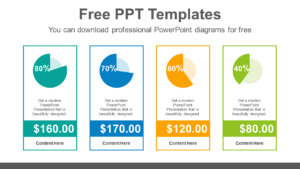 Table-form-doughnut-charts-PowerPoint-Diagram-Template