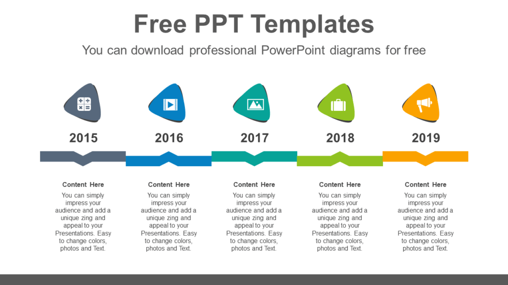 Download Triangle chevron bar Brain Powerpoint Infographic Template