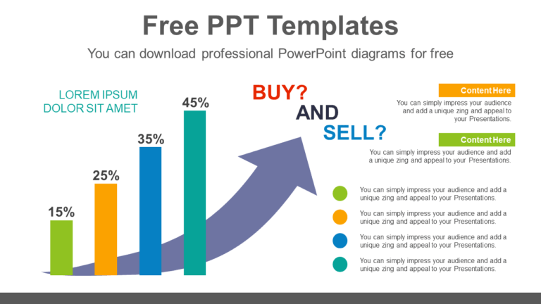 Download Up Arrow Background Chart Brain Powerpoint Infographic Template