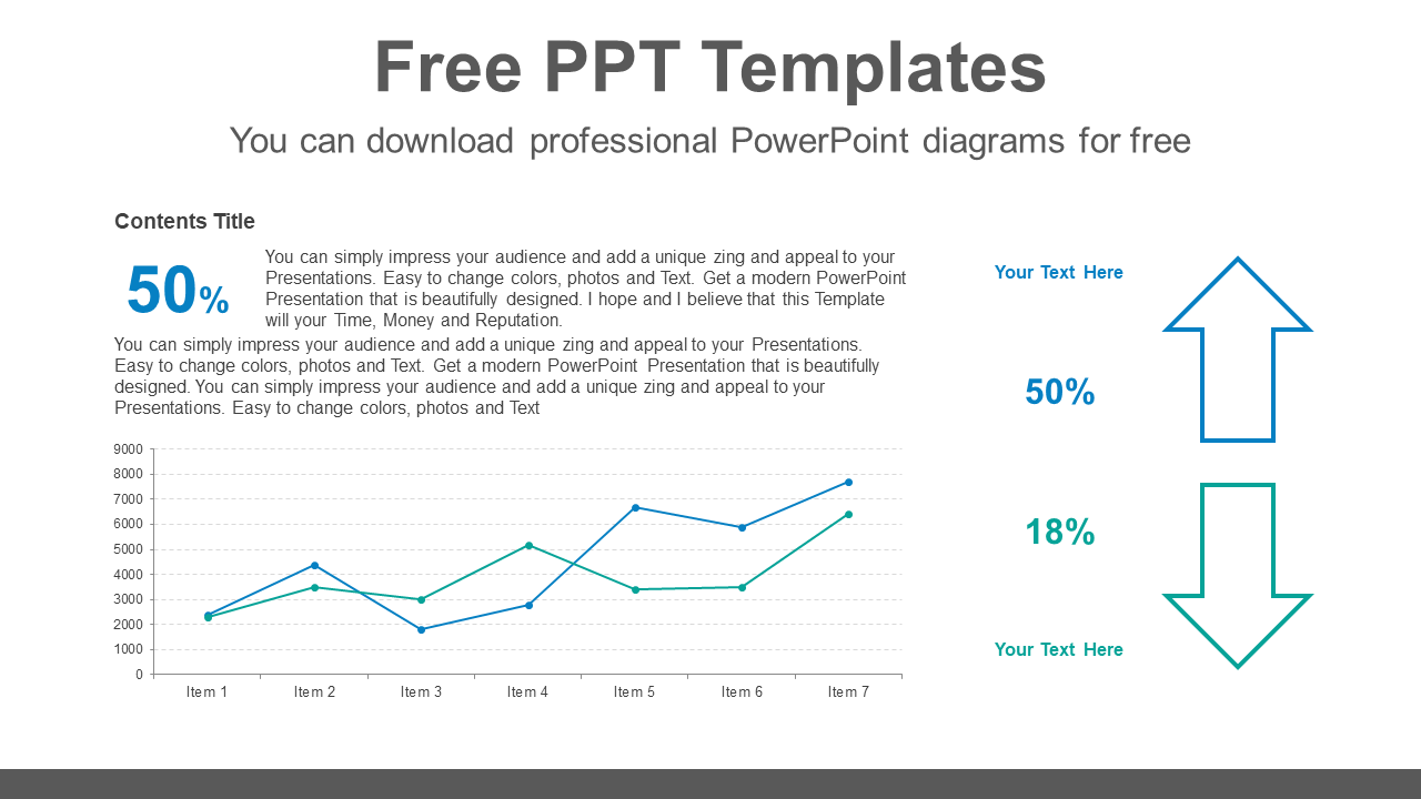 Up-down-line-chart-PowerPoint-Diagram-Template