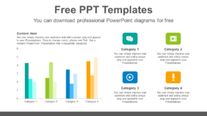 Vertical-clustered-bar-chart-PowerPoint-Diagram-Template