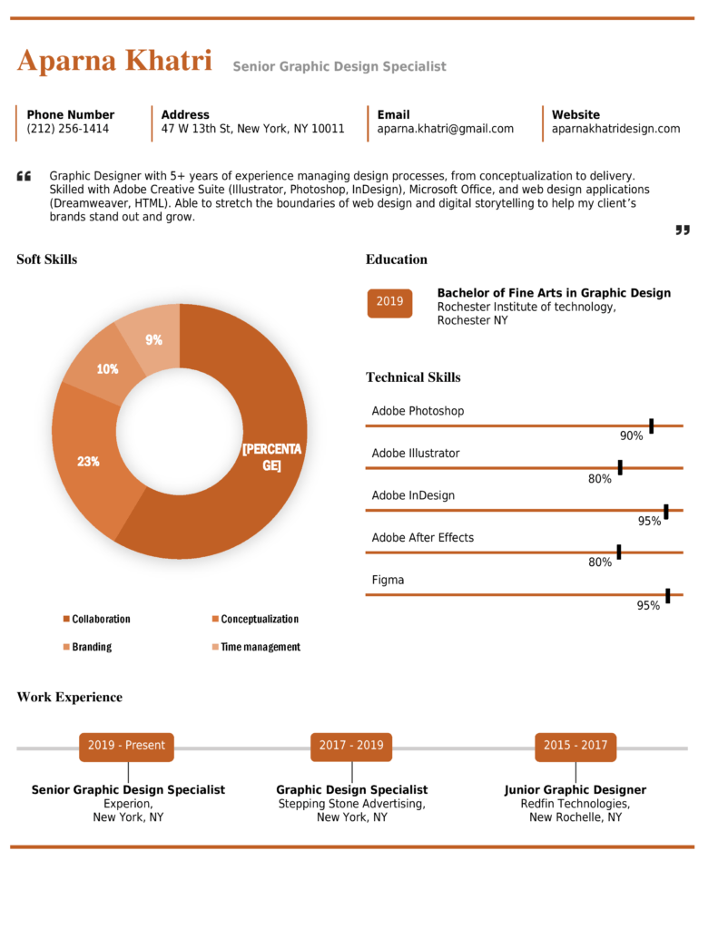 Visual-Creative-Resume-Template-Orange