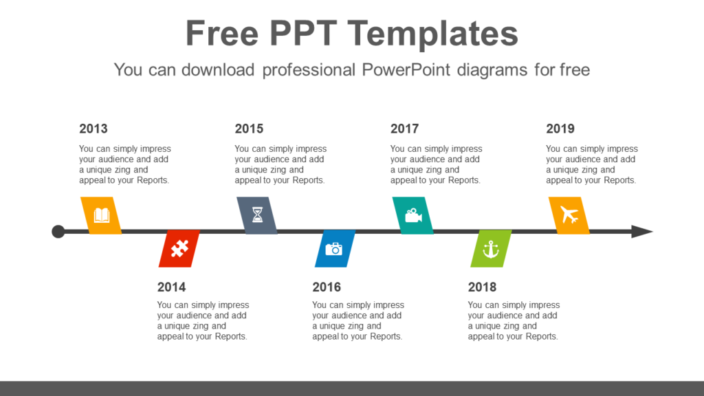 Download Zigzagged Flags Brain Powerpoint Infographic Template