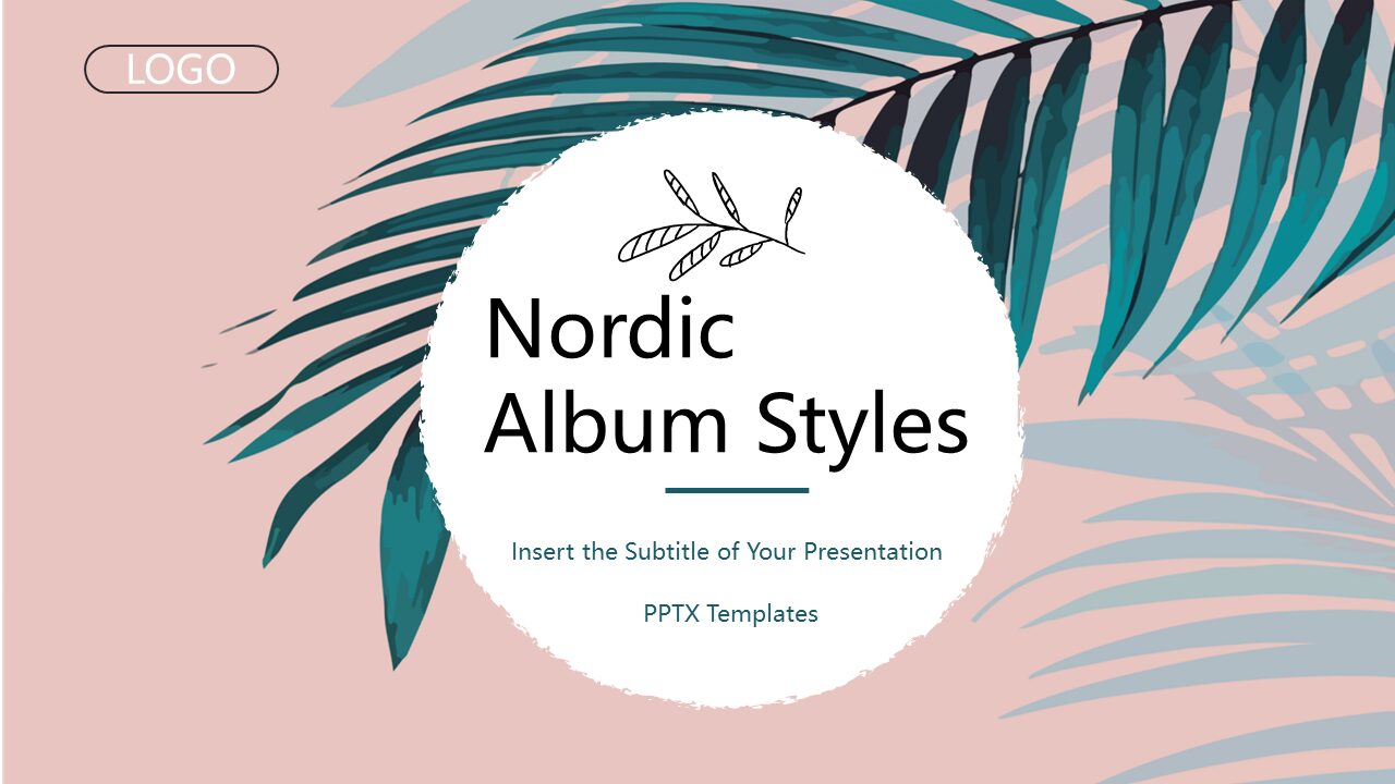 Nordic-style-PPT-album-templates