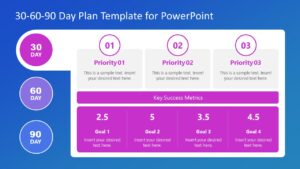 30-60-90 Day Plan Template for PowerPoint