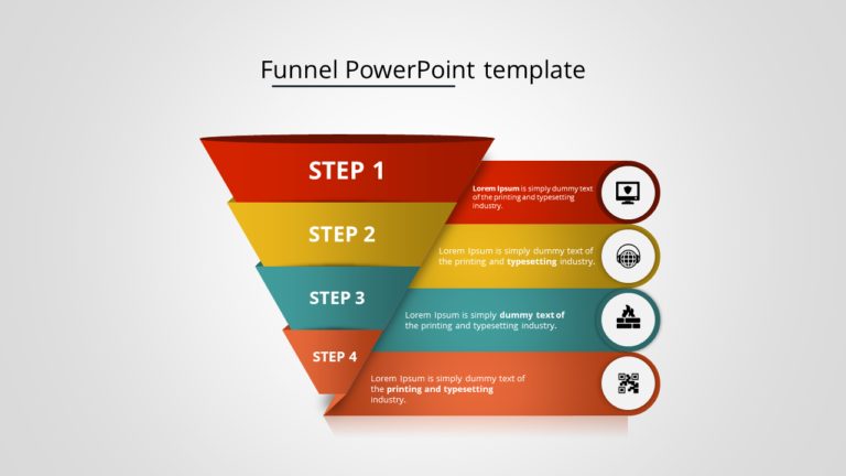 Colour-funnel-powerpoint - PPTX Templates