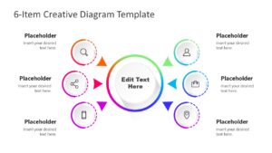 Six Steps Creative Diagram - PPTX Templates