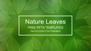 Nature Leaves PPT template