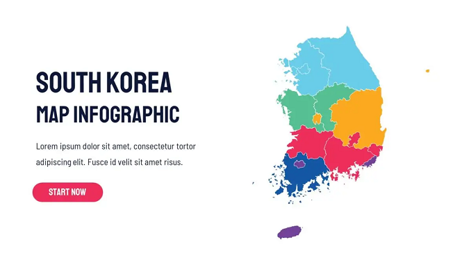 south-korea-map-infographic