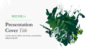 Organic Slides Company Template Profile