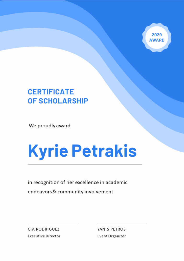 Download Certificate of Excellence Brain Powerpoint Infographic Template