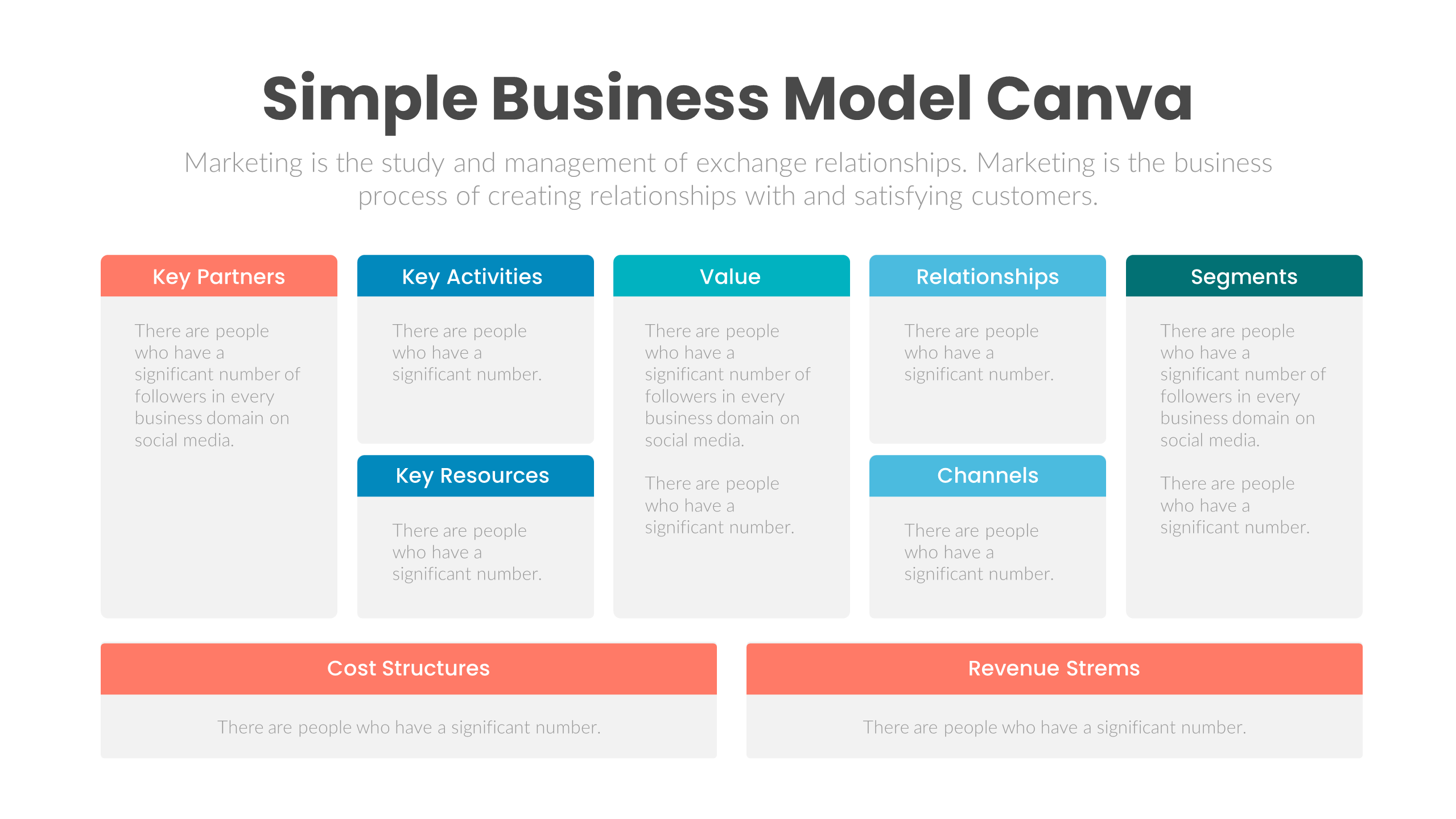 Simple Business Model Canva
