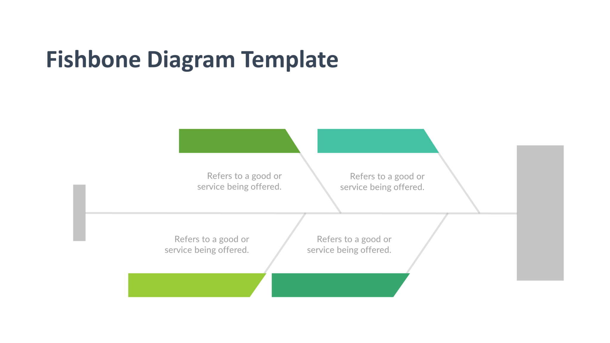 Download Banner Fish Bone Brain Powerpoint Infographic Template