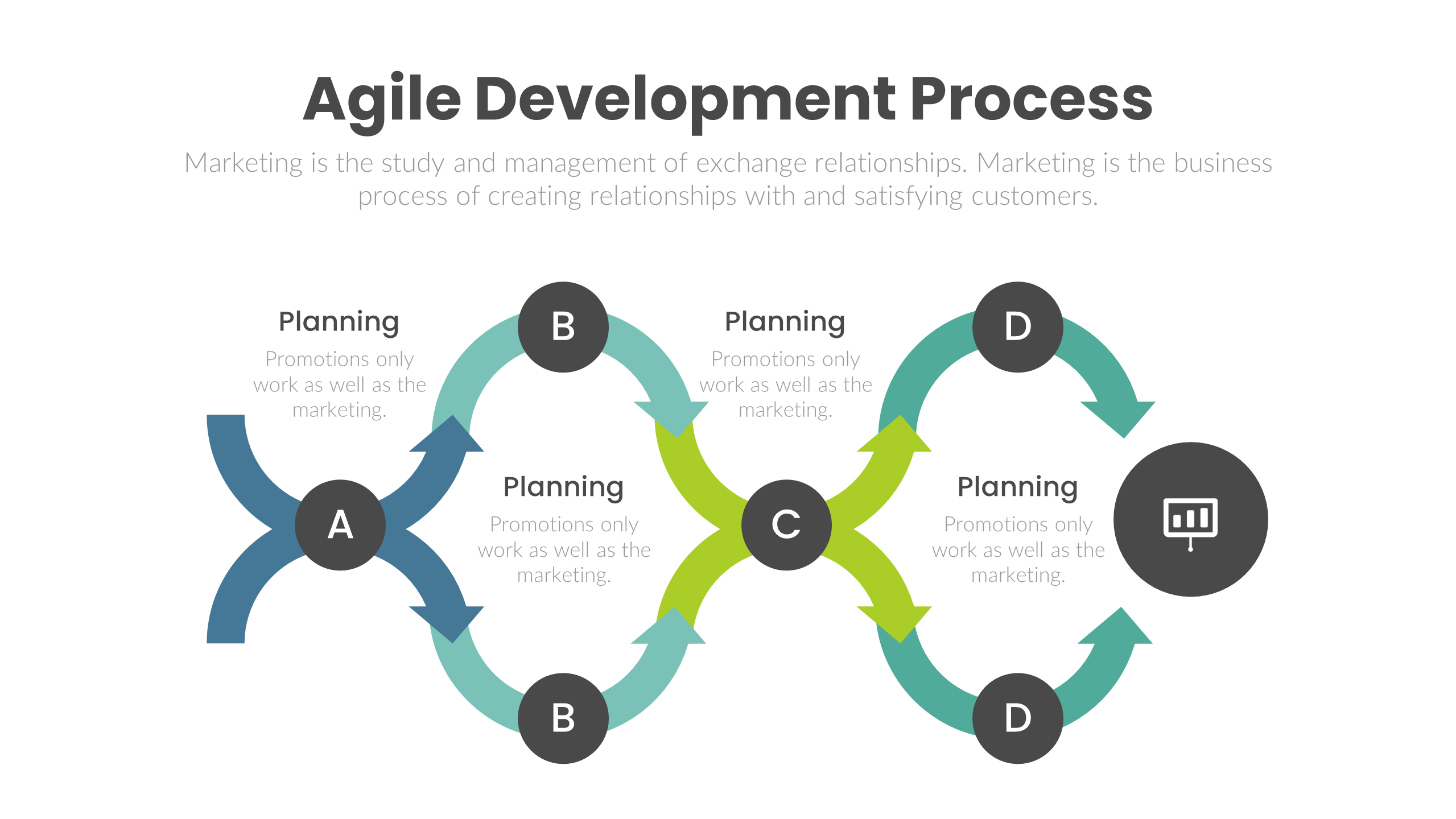 Download Editable Agile Development Process PPT Template