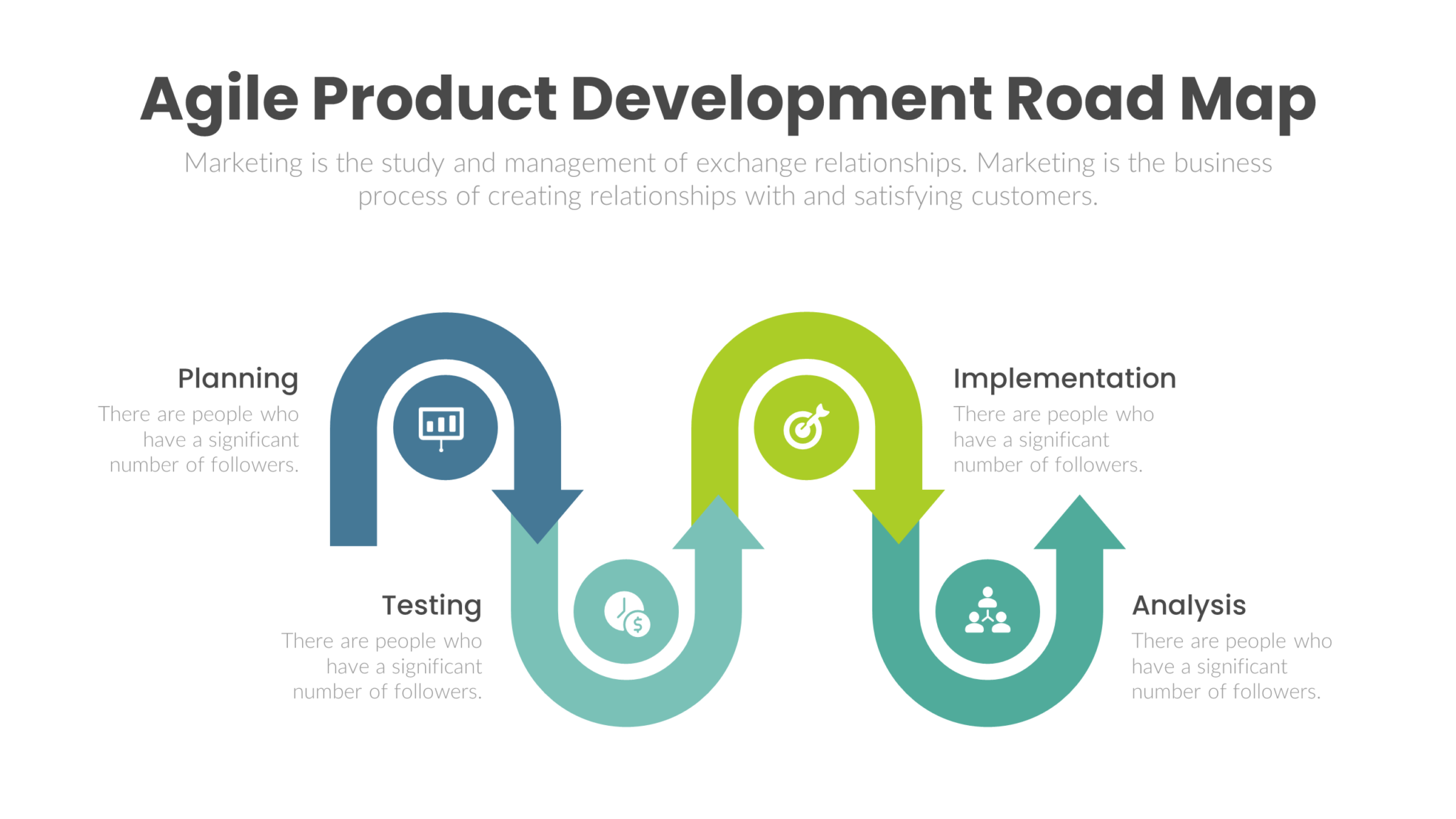 Download Agile Product Development Road Map PPT Template