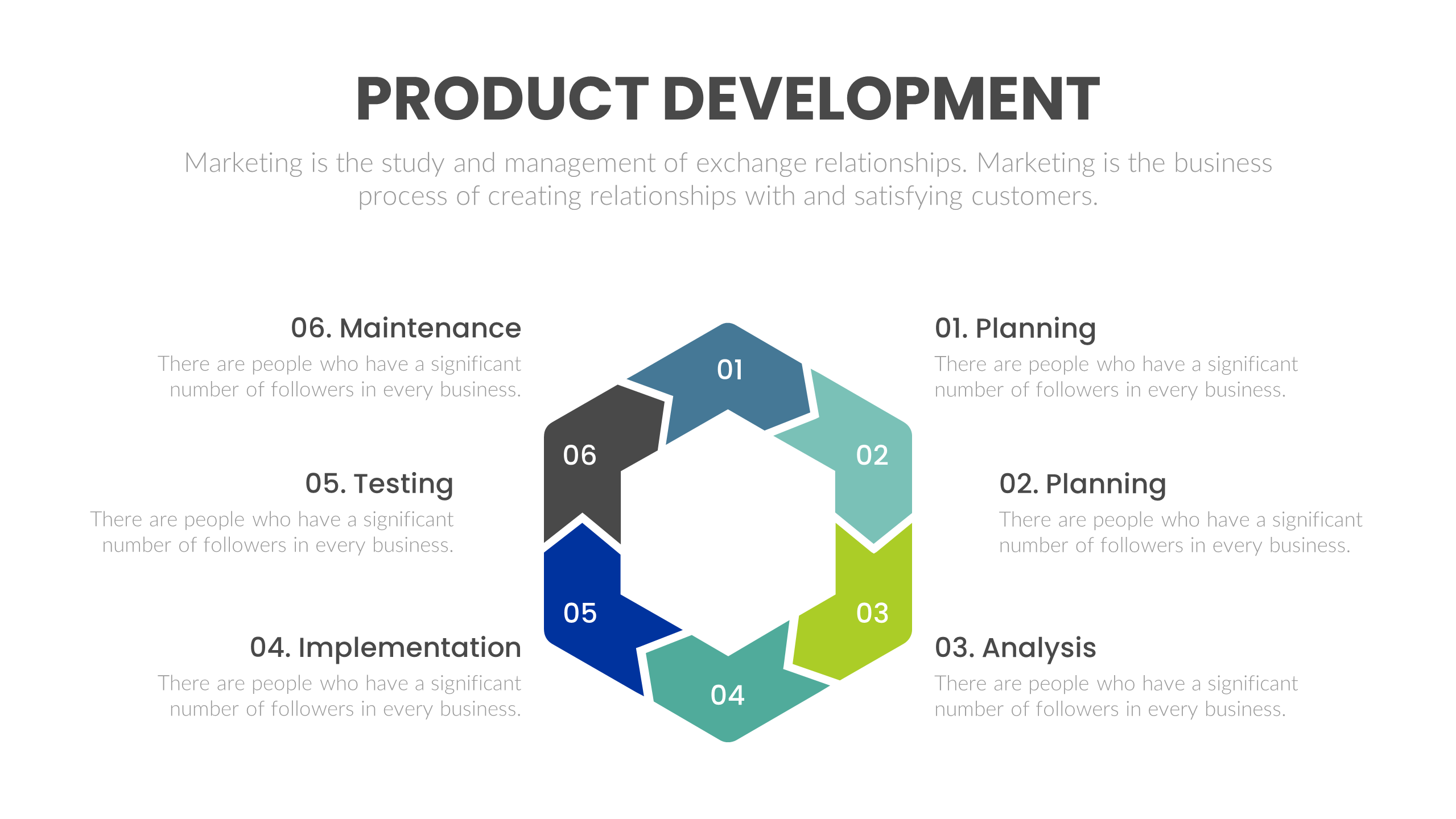 PPT Slide for Product Development