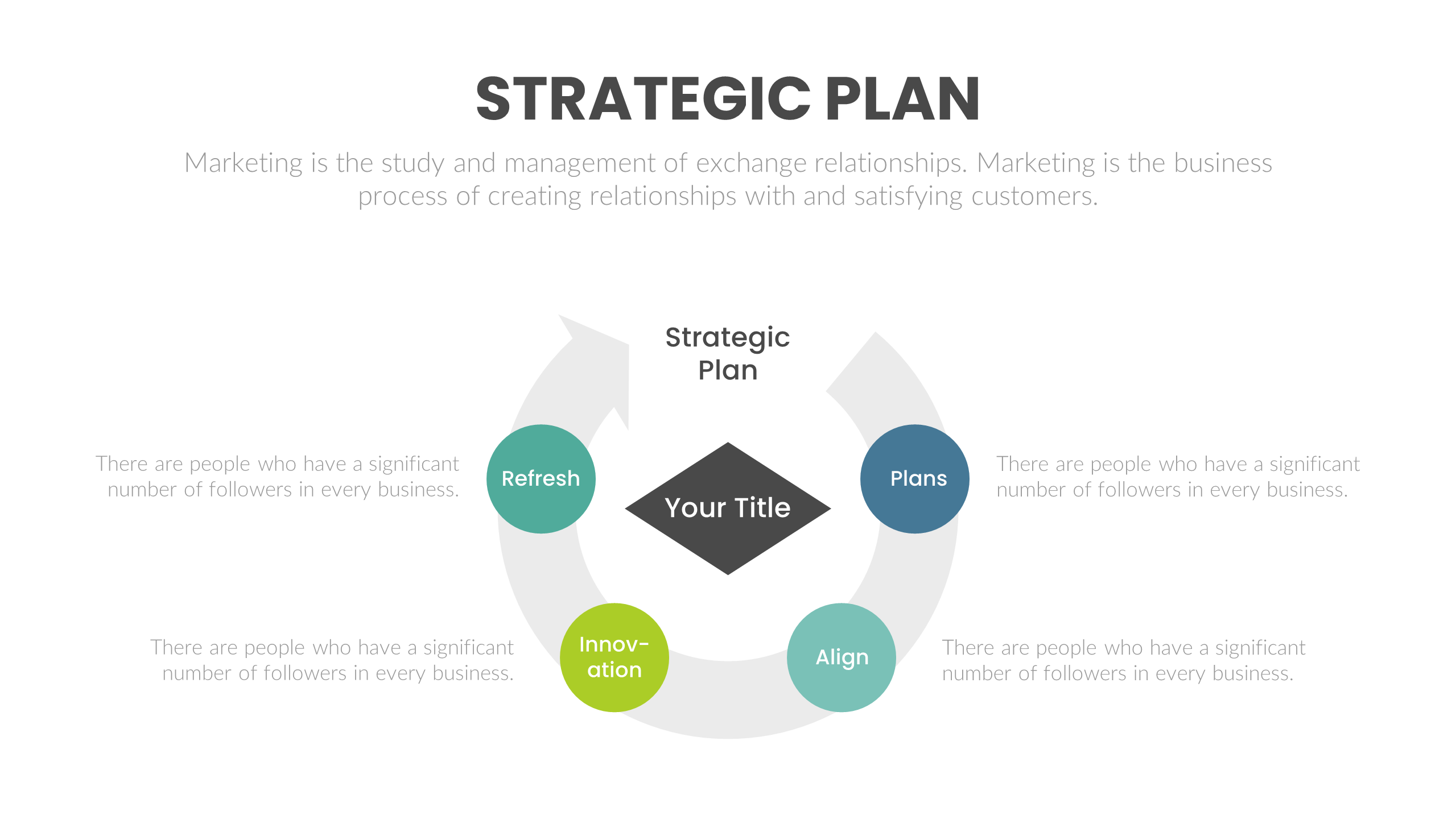 Download Editable PPT Slide For Strategic Plan