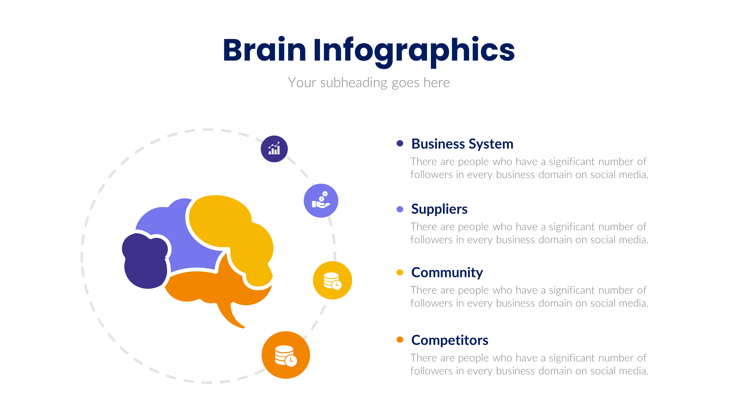 4 Agendas PPT Template